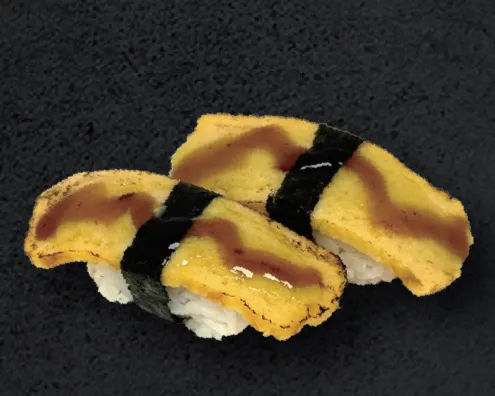 Sushi omelette grillee
