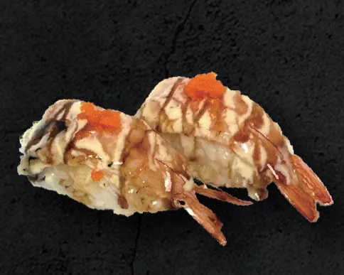 Sushi crevette grillee