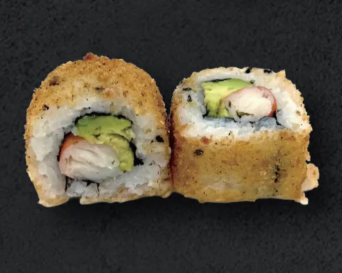 Tempura maki crevette avocat