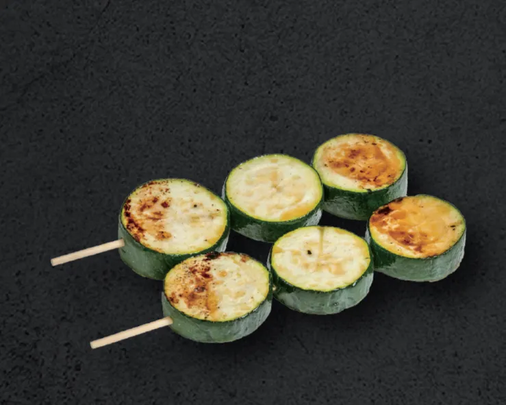 Brochettes de courgette