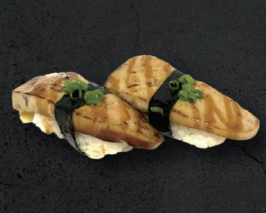 Sushi foie gras grille