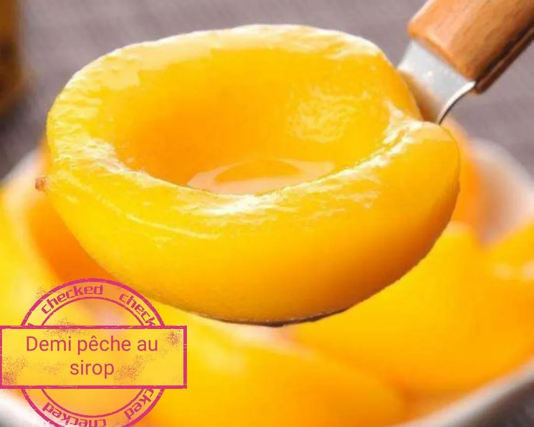Pêche au sirop 250g