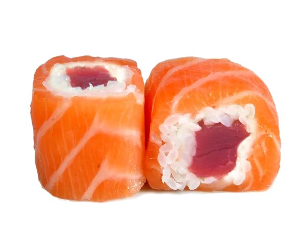 Saumon Roll Thon Cru 6p
