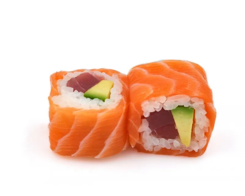 Saumon Roll Thon Cru Avocat 6p