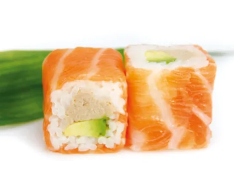 Saumon Roll Thon Cuit Avocat 6p