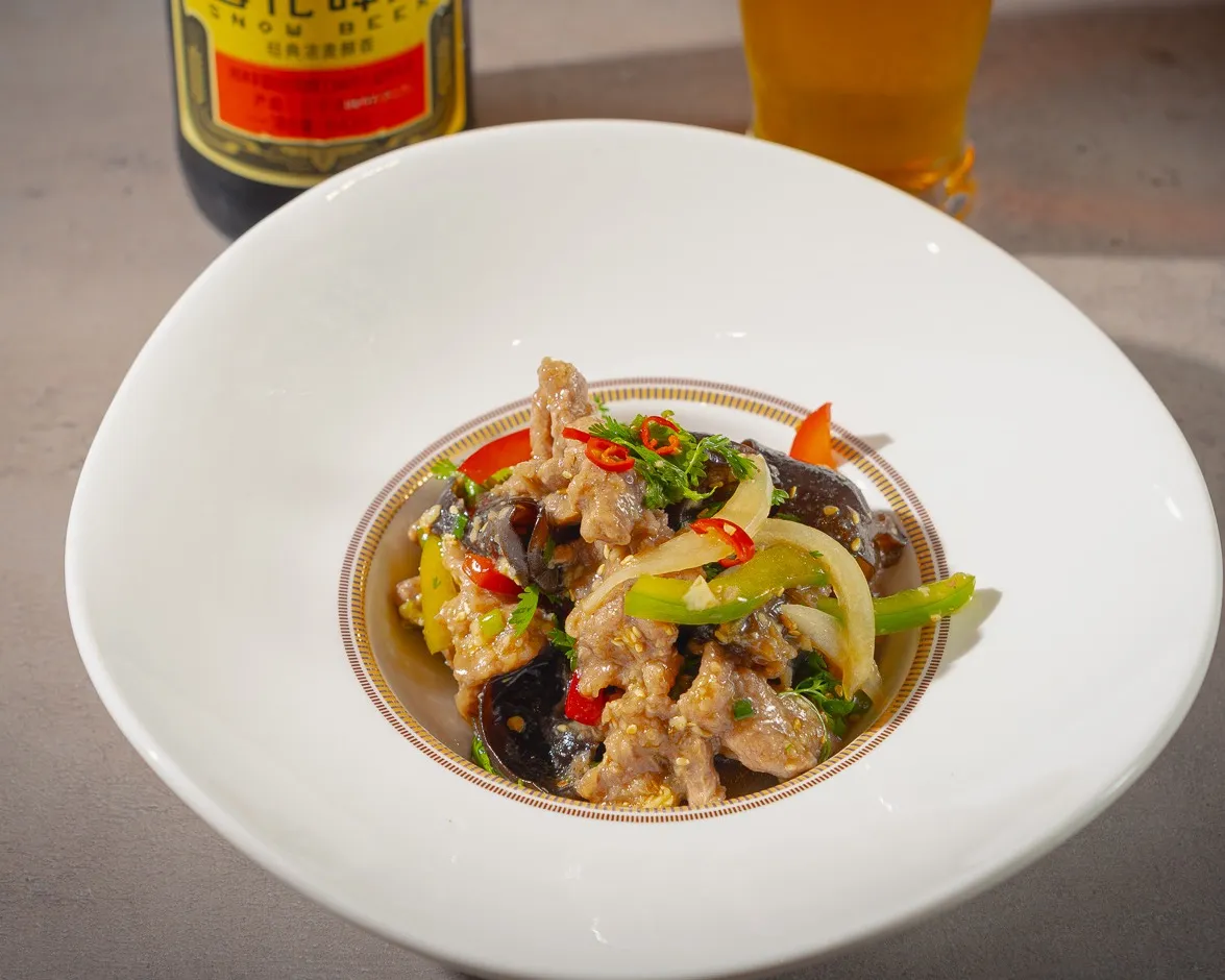 salade boeuf froid au coriandre frais