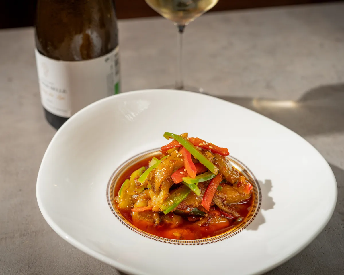 Aubergines sauté à la sauce yuxiang