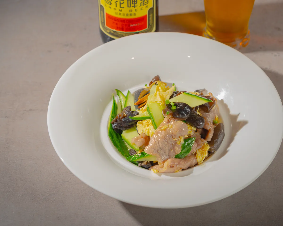 porc sauté façon mushu
