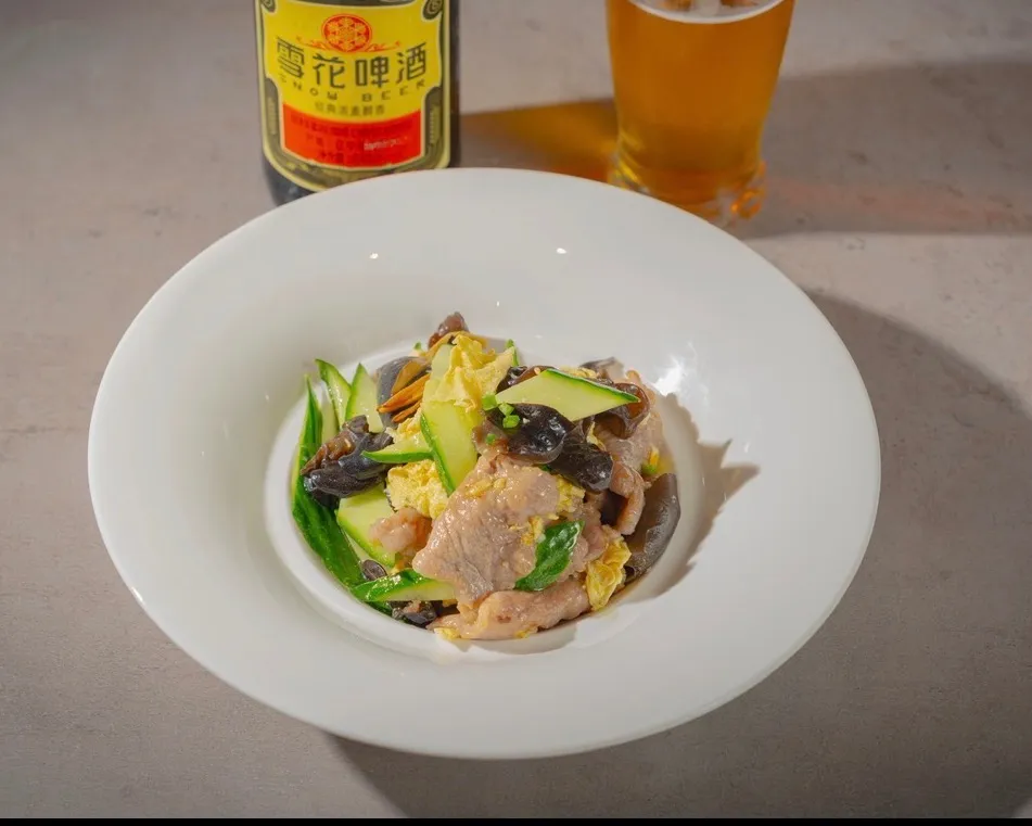 tranches de porc sauté façon Mushu
