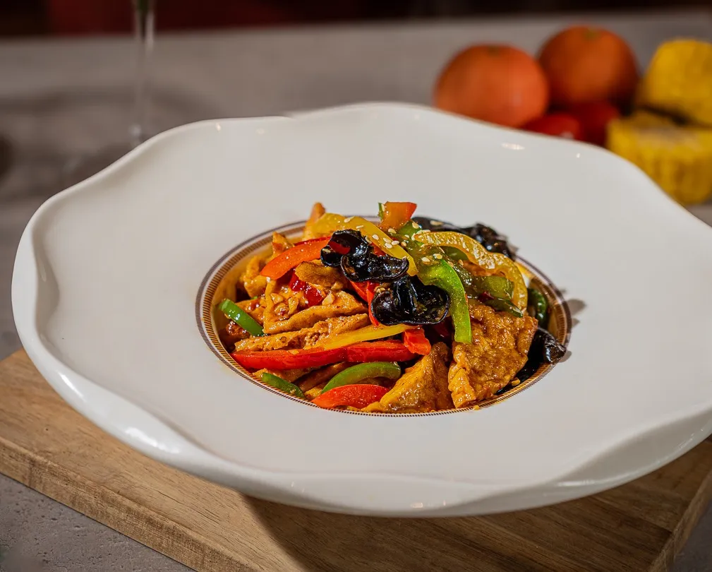 TOFU sauté avec sauce du chef