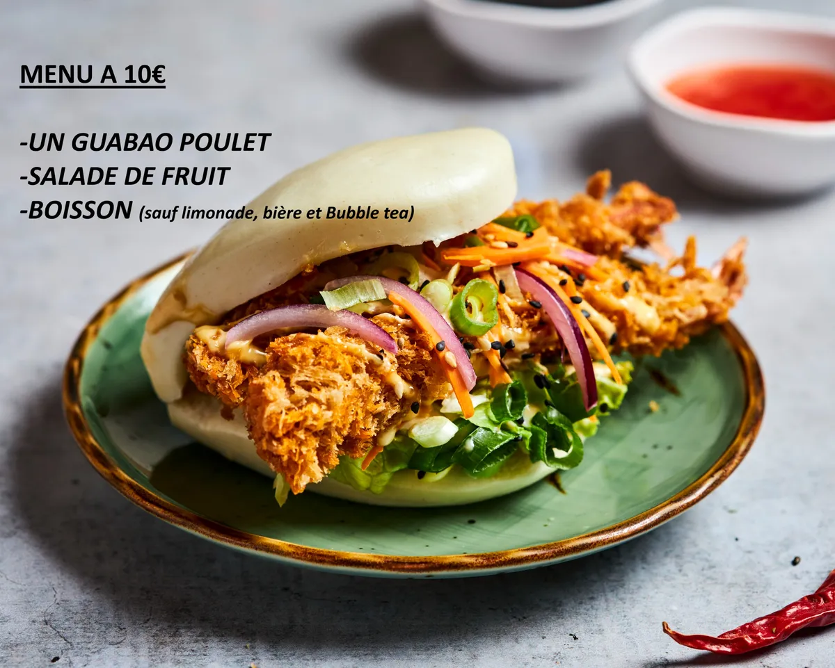 Menu Guabao Poulet