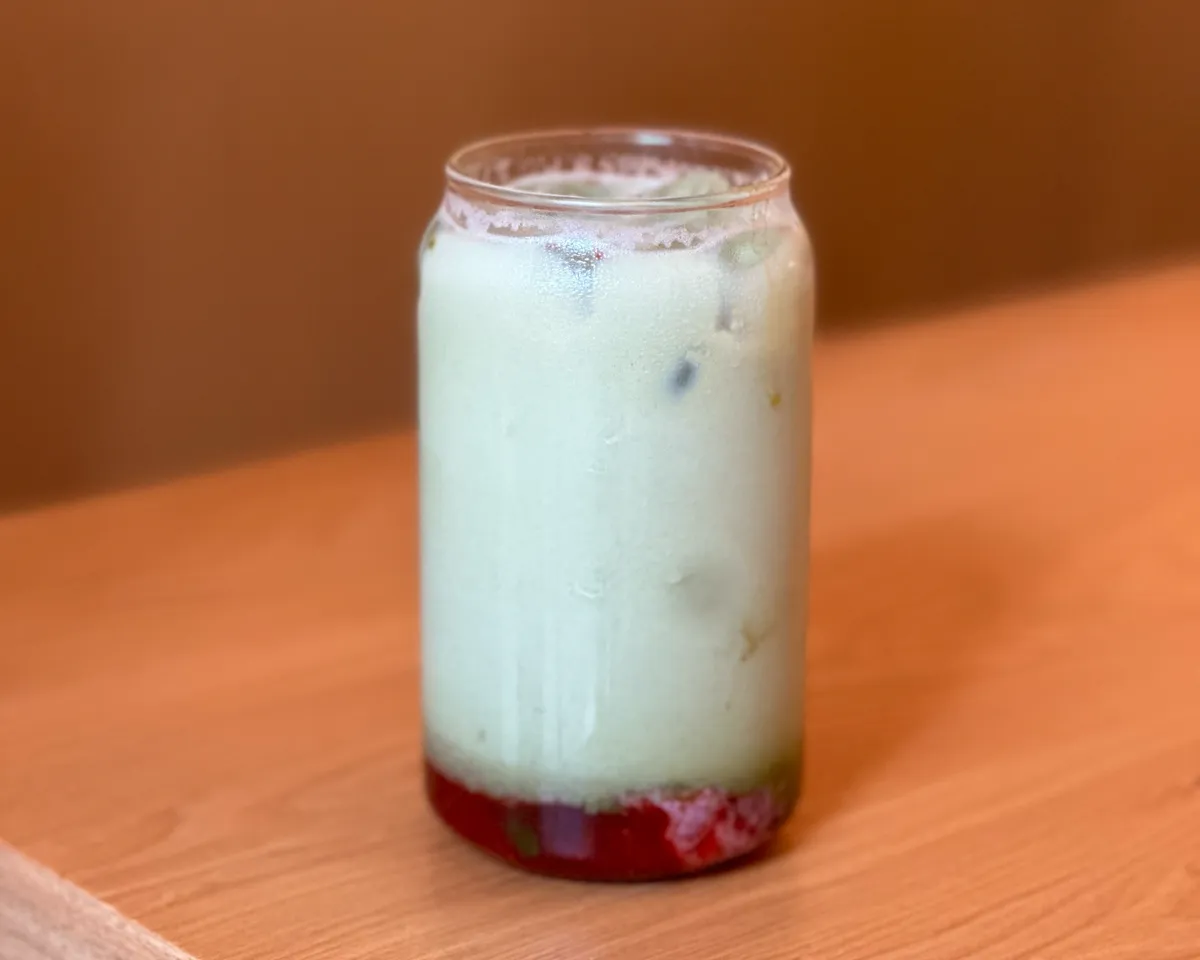Matcha Latte Fraise