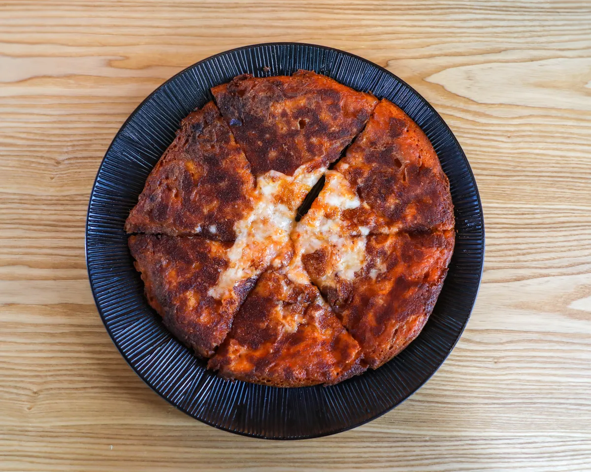 KIMCHI CHEESE PANCAKE