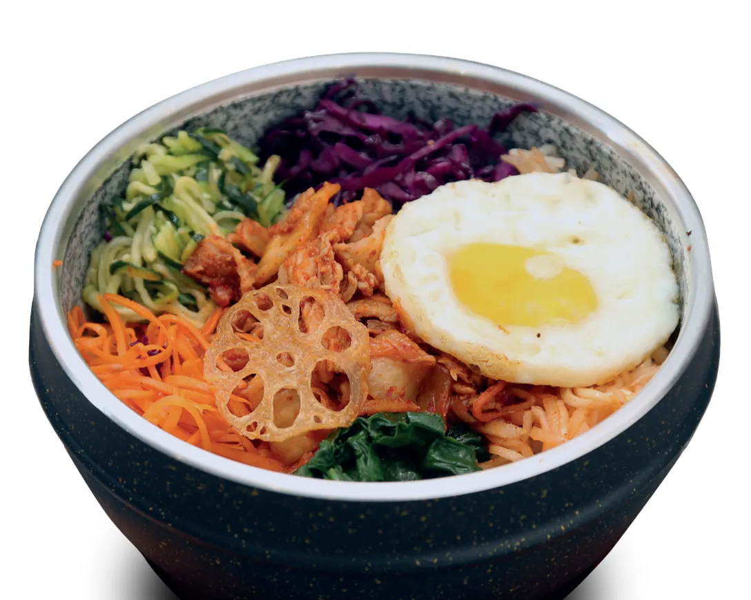 B2 Bibimbap au poulet frit coréen
