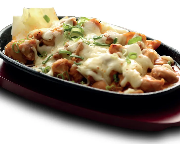 P2 Poulet saute épicé fromage