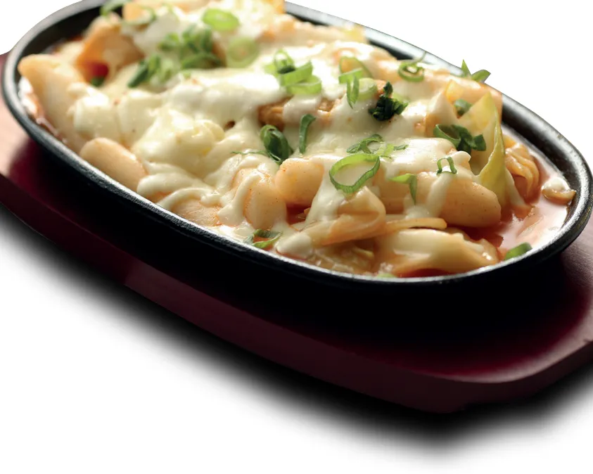 P4 Gteau de riz mijote Tteok-bokki