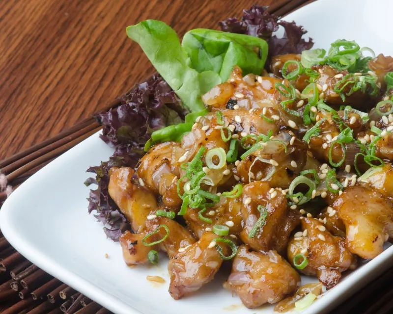 505. Poulet saute au gingembre 生姜鸡