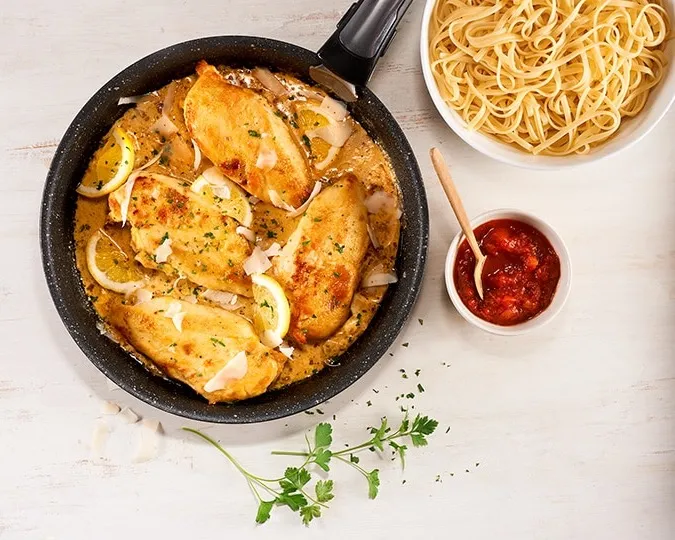 504. Filet de poulet a la sauce citron 柠檬鸡