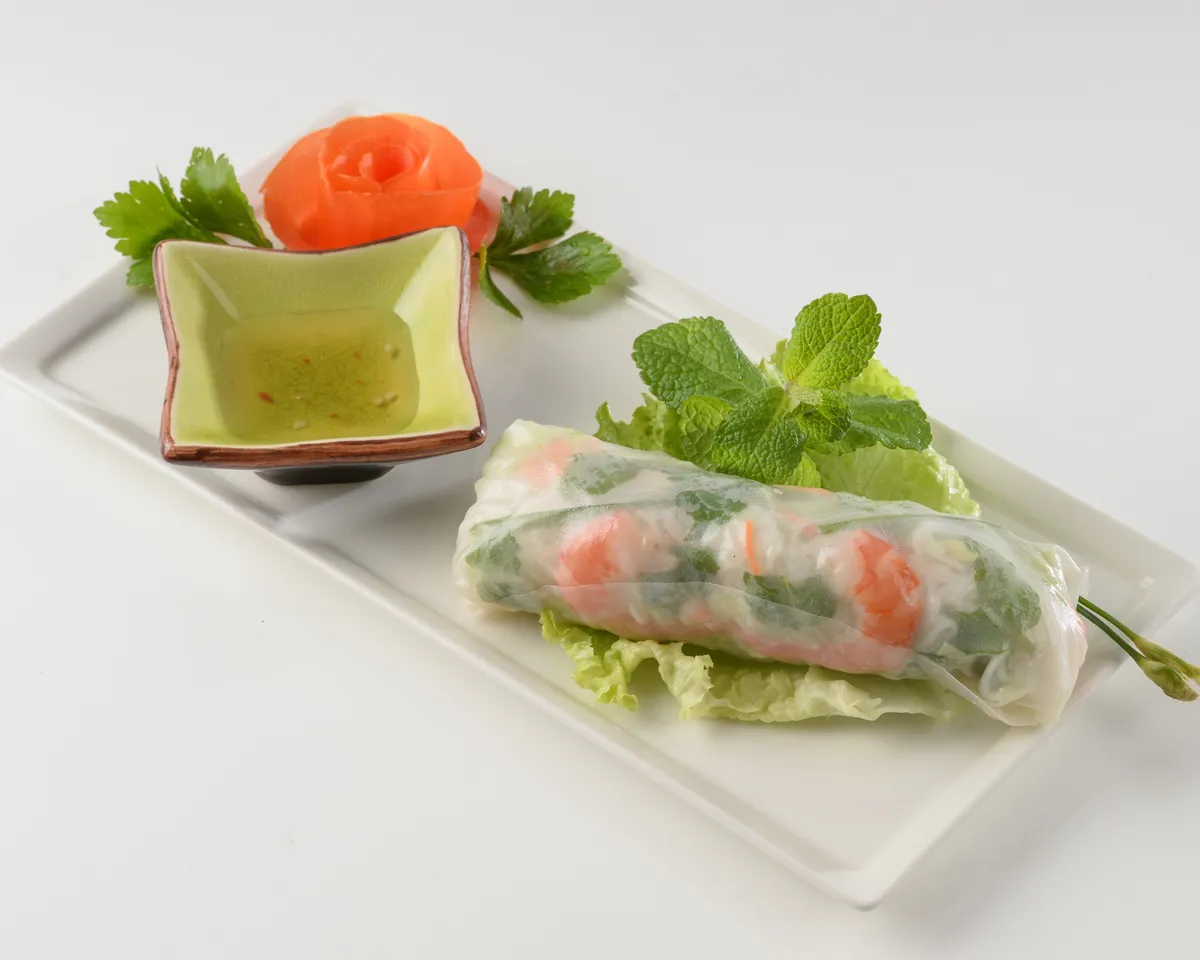 100. Rouleau de printemp aux crevettes 1p 生春