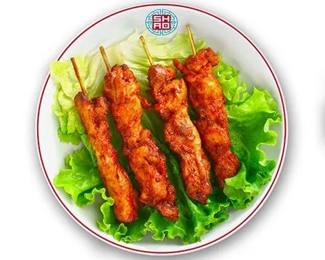 Brochette poulet saté (x4)