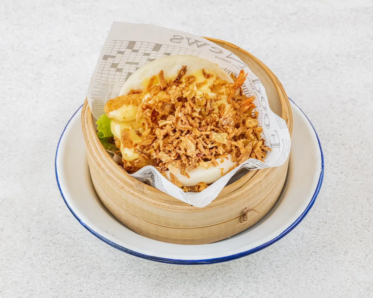 Guabao aux crevettes