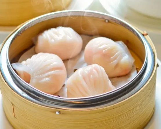 E6-Raviolis vapeur au crevette x4