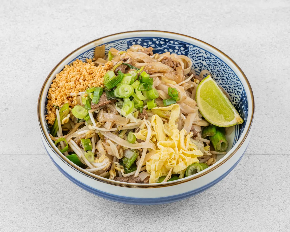 P7-Pad thai Cantonnais au boeuf