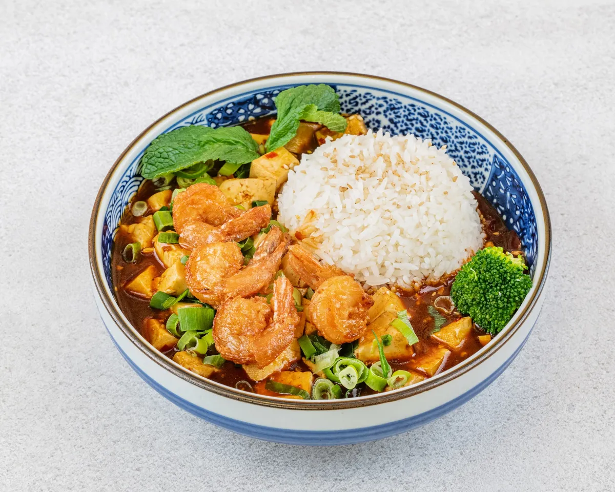 P3-Ma Po Do Fu et crevettes