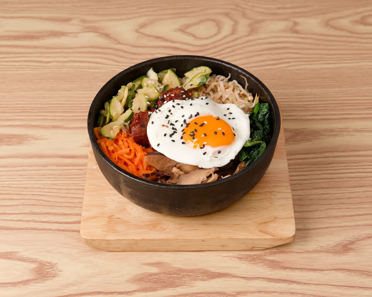 Bibimbap porc