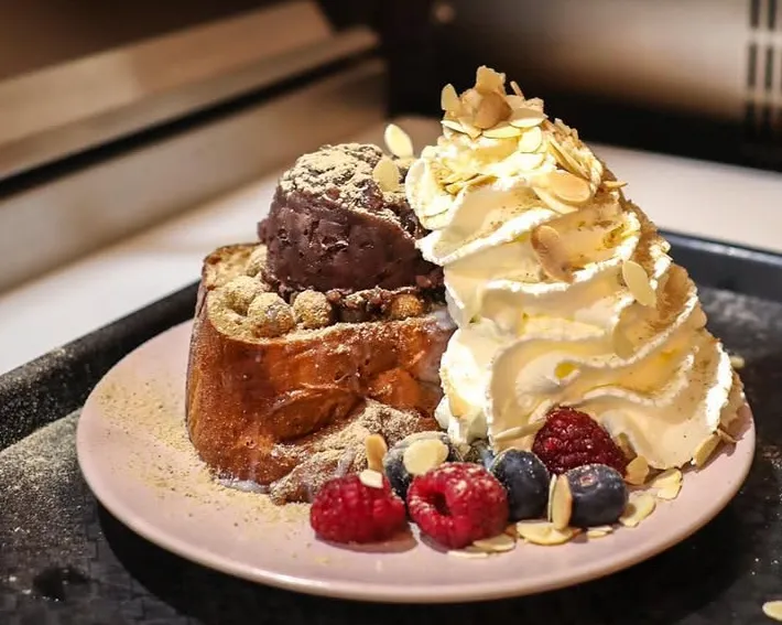 Honey toast haricots rouges