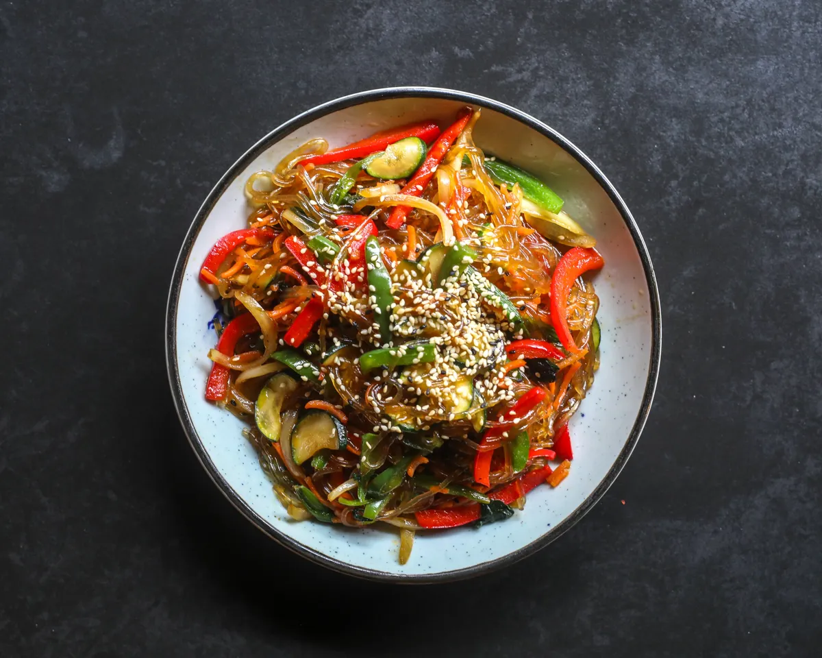 Japchae aux légumes