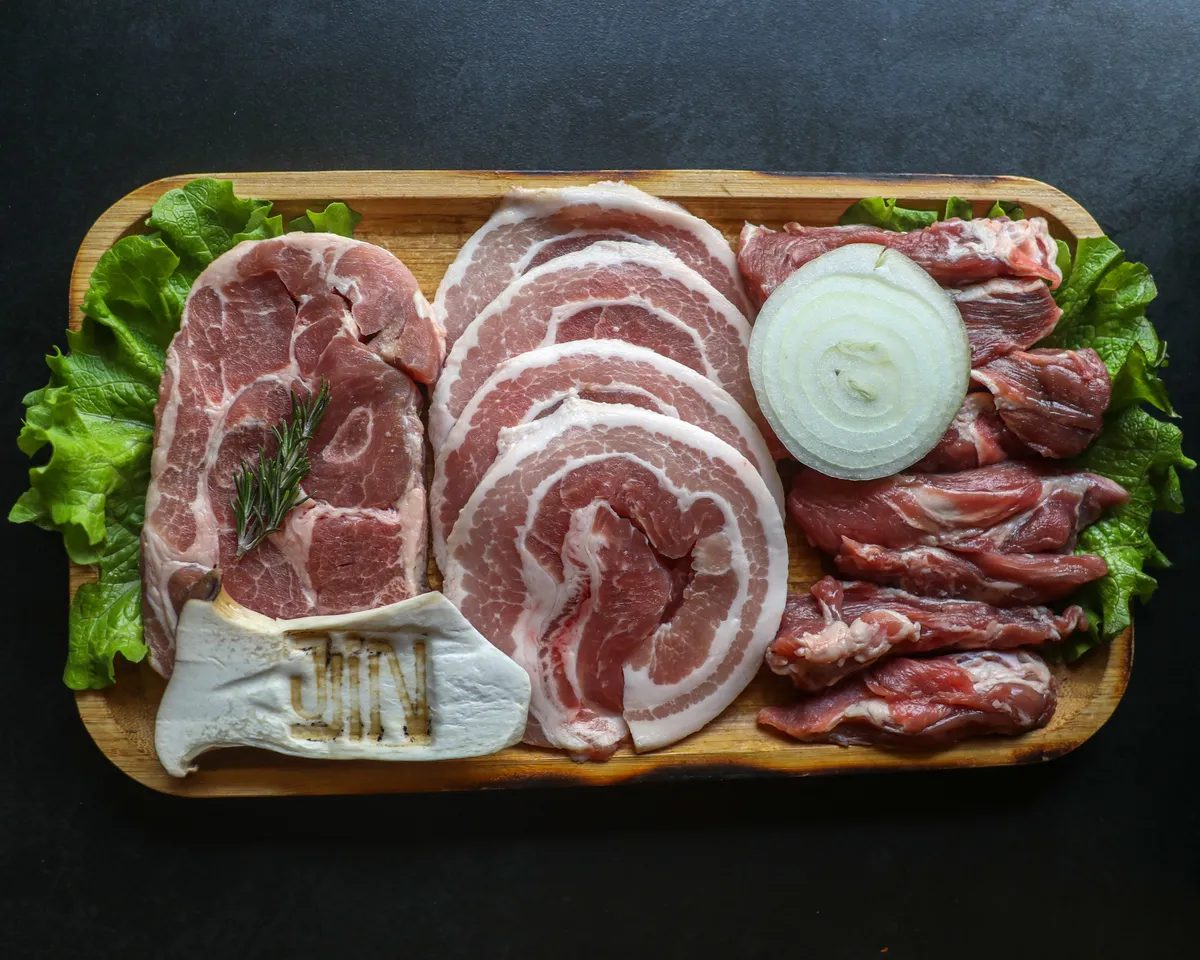Grillade de porc pour 2