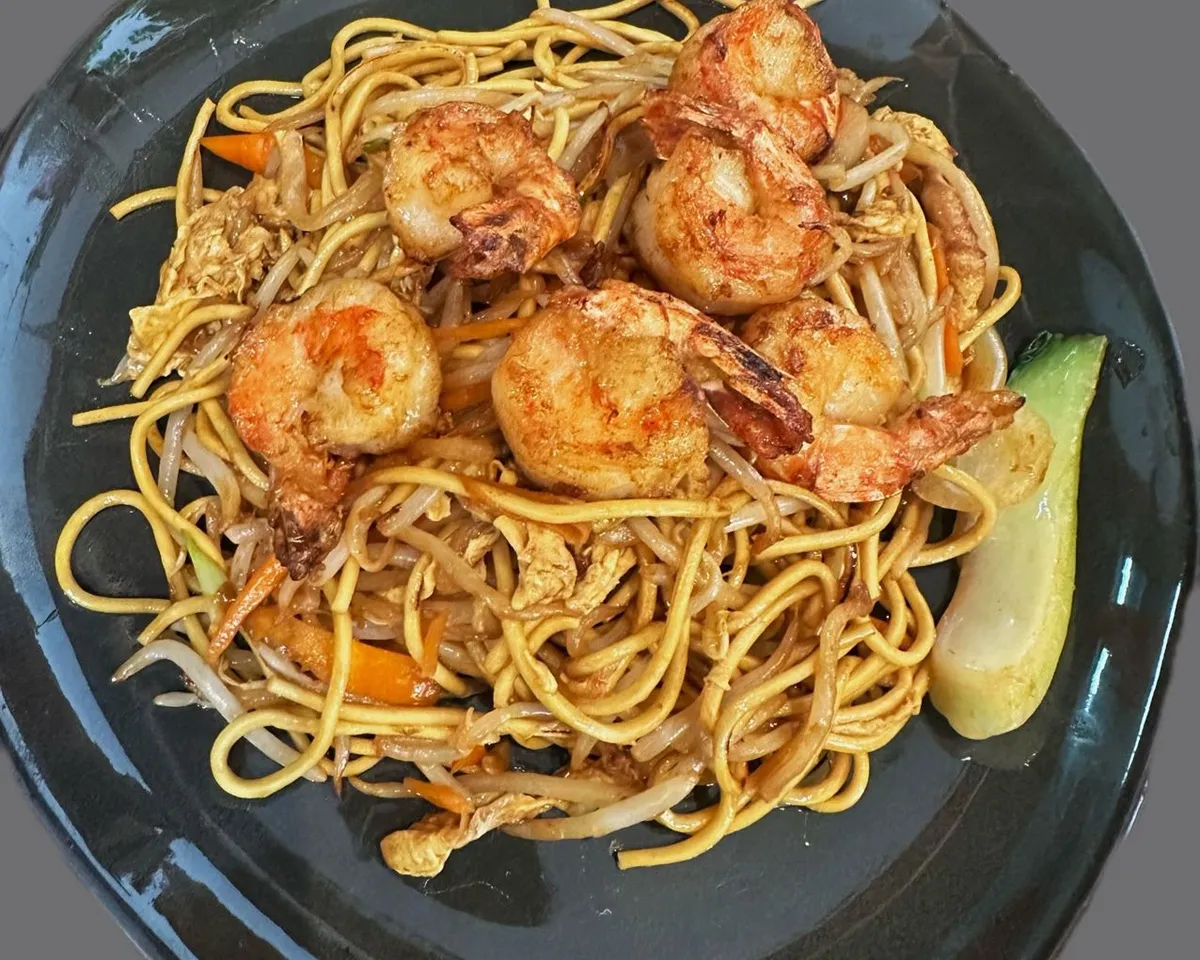 SS6 MENU nouilles sauté au crevettes