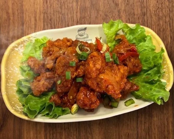 Poulet maison epice