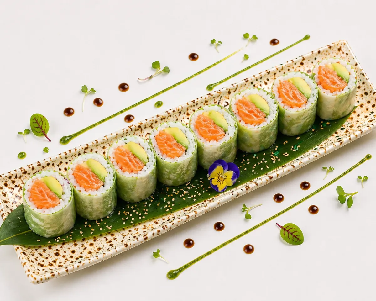 Spring roll saumon avocat menthe 8pcs