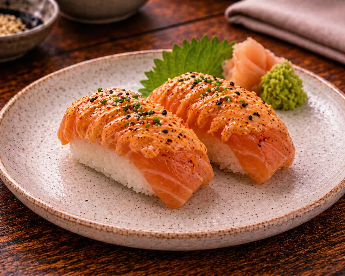 Sushi saumon spicy 2pcs