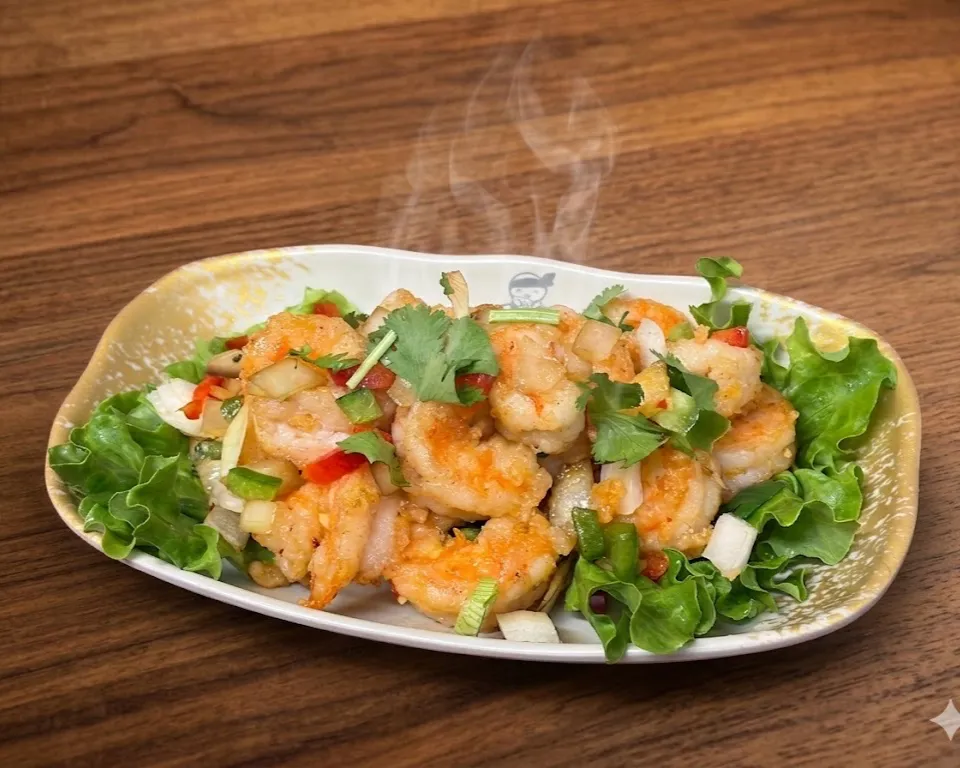 Gambas au sel et au poivre