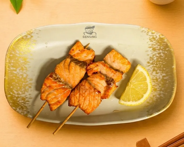 Brochettes de saumon 2pcs