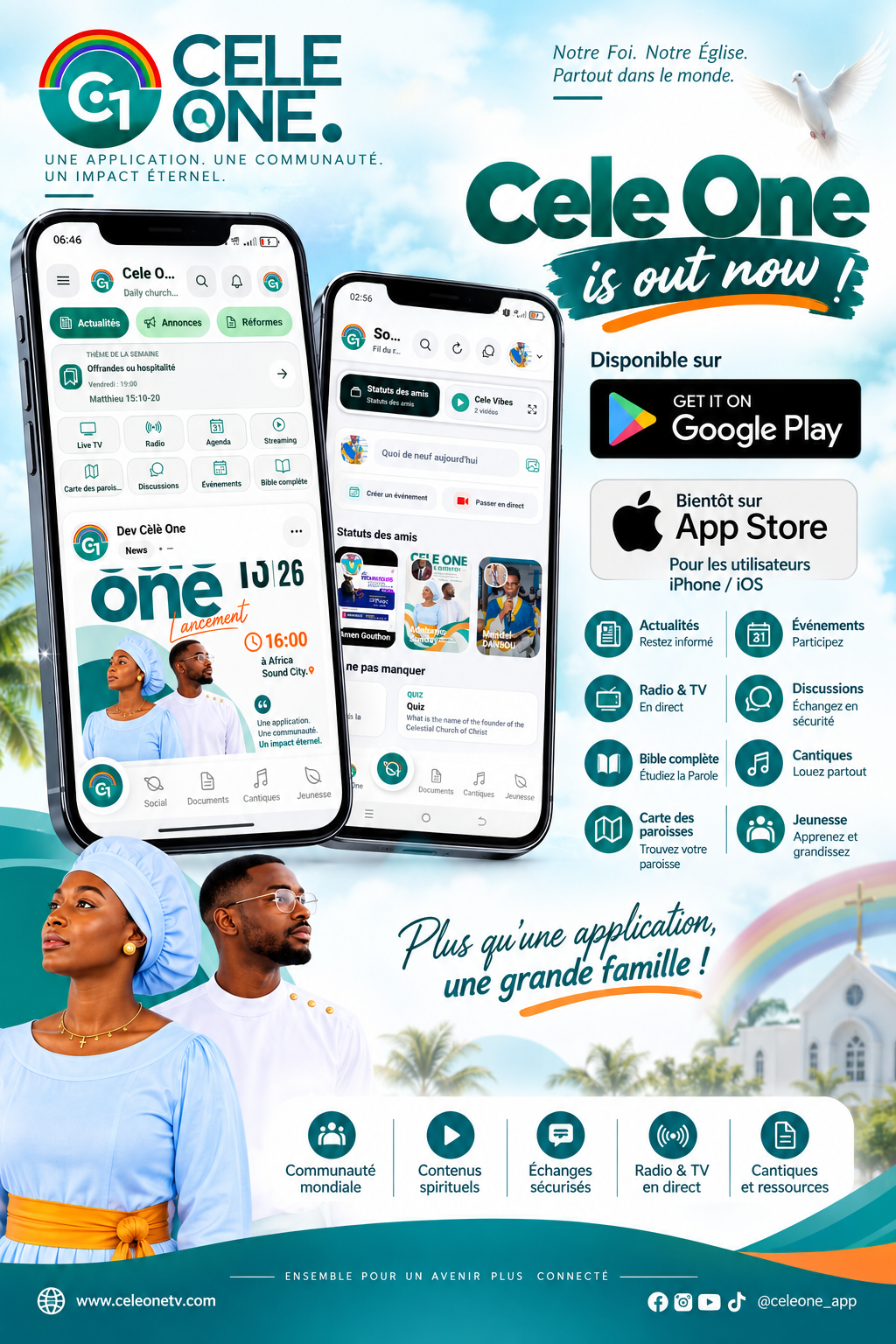 Cèlè One Disponible sur PlayStore
