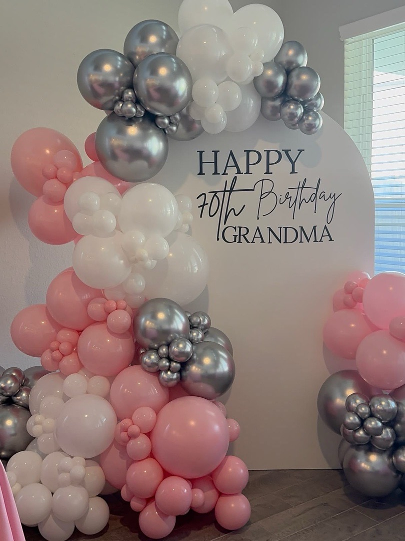 Ballon backdrop decor 2