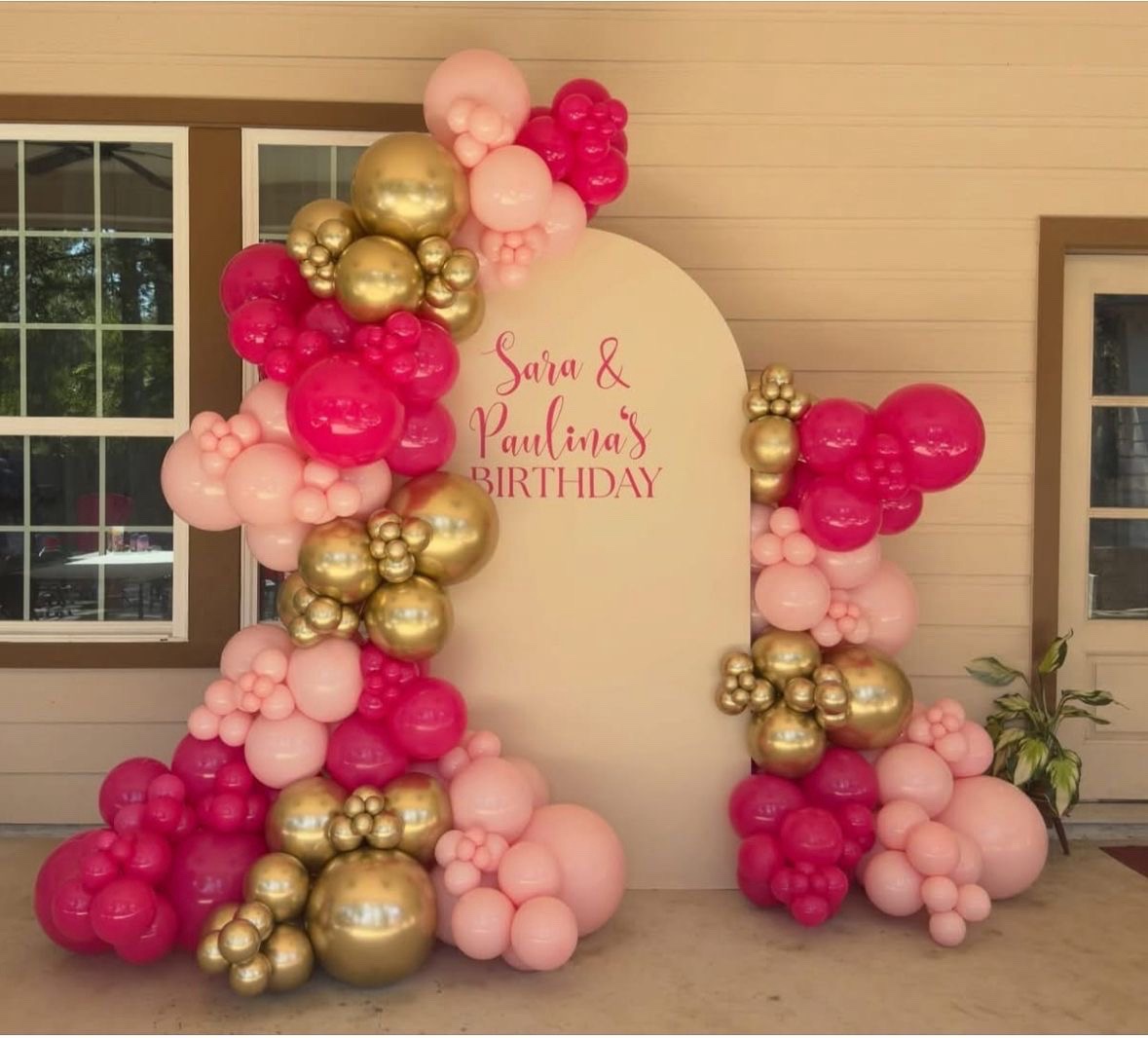 Ballon backdrop decor 6