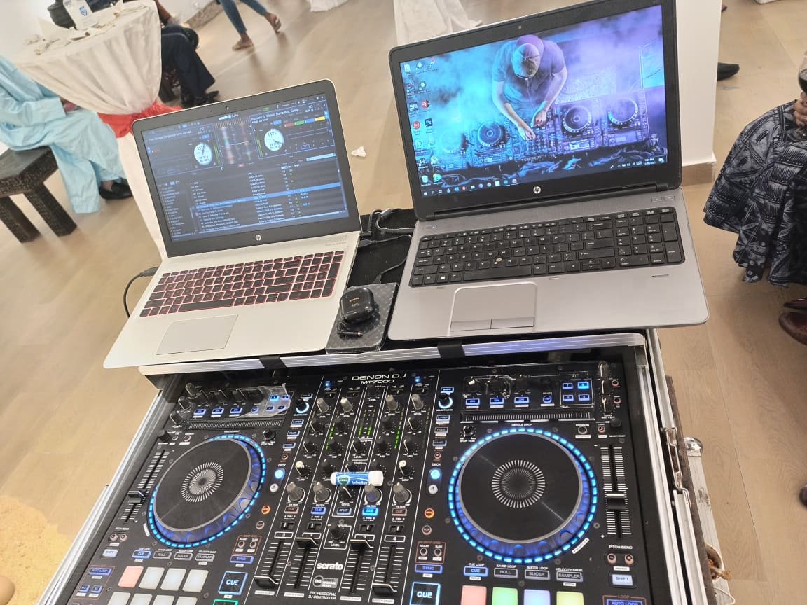 DJ and PA setup