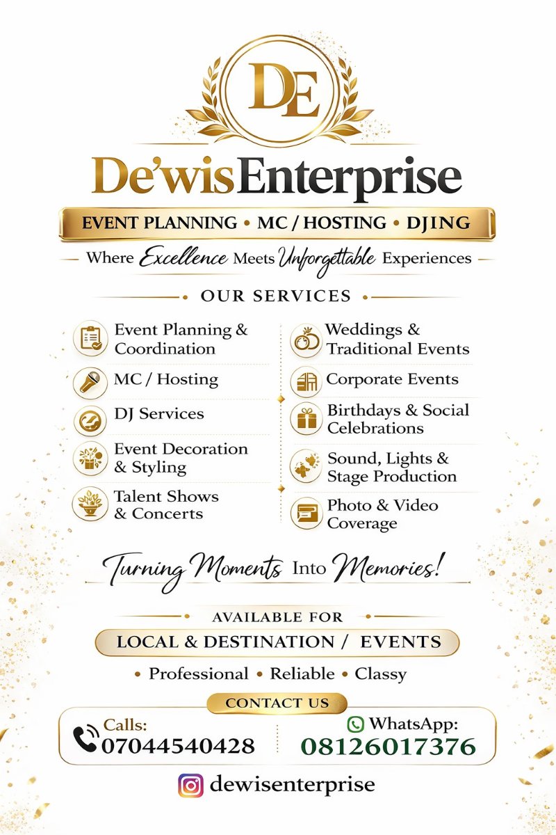 De’Wise (De’WisEnterprise) Premium Event Planner & Experience Curator