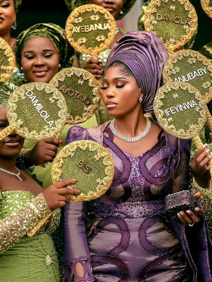 Bridal/Asoebi Handfans