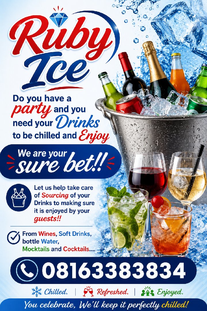 cocktails, ice cubes,ice blocks,chillers and drink sourcing 3