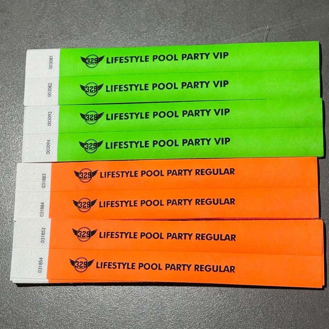 Event Paper Wrist Tags 3