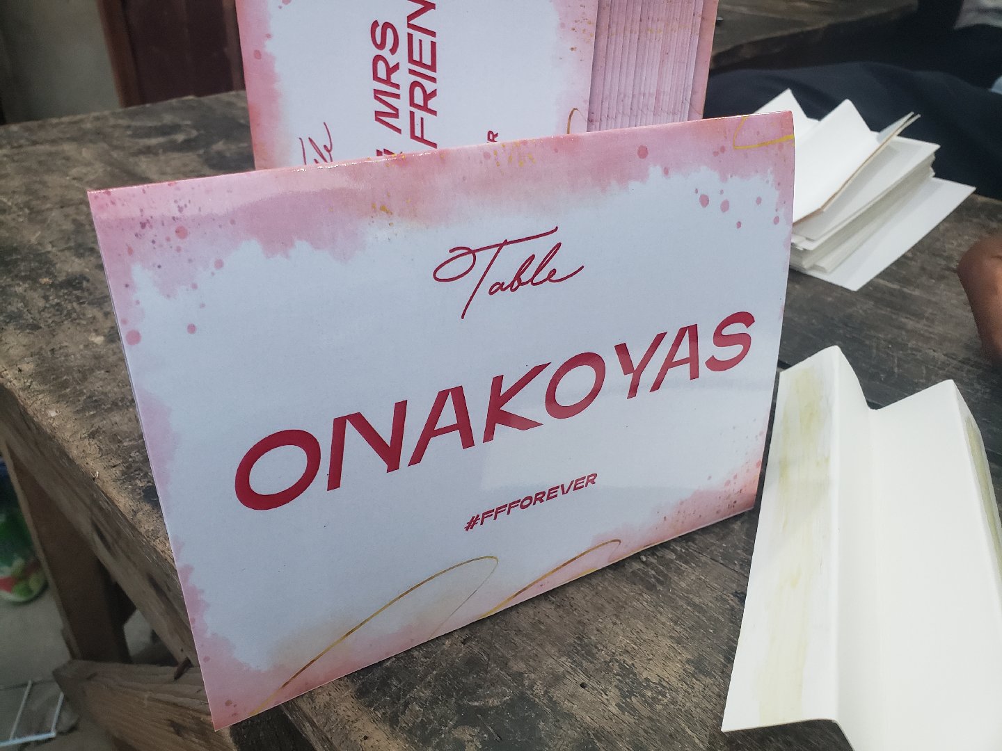 Table tags 4