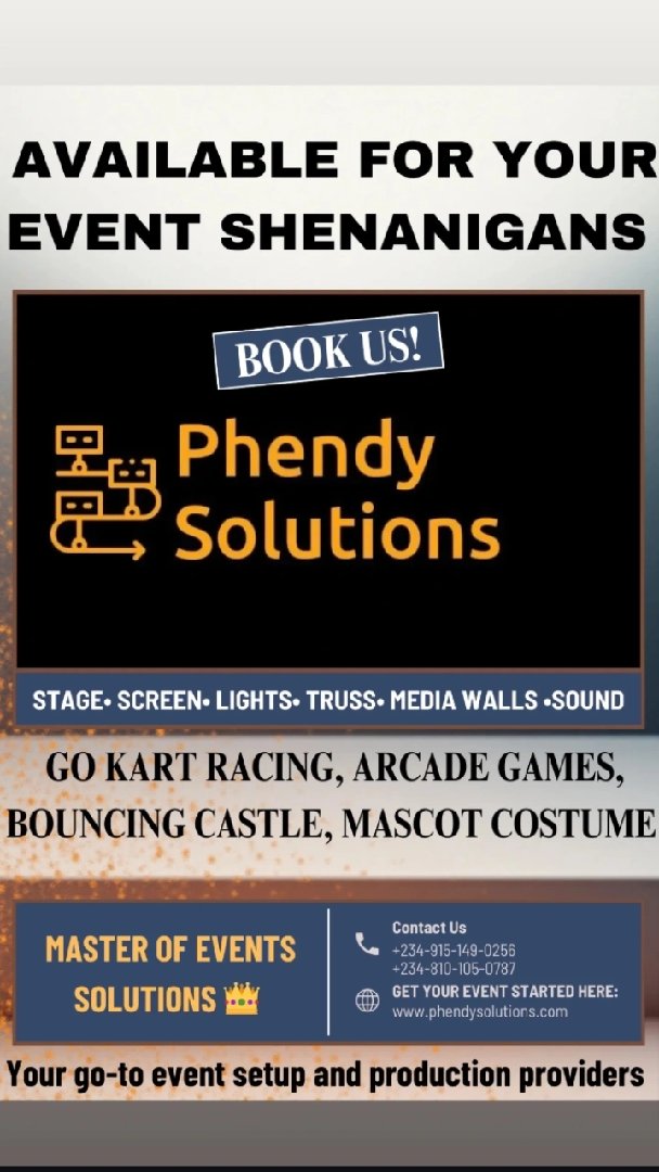 Event setup and production (Equipment rental) 6