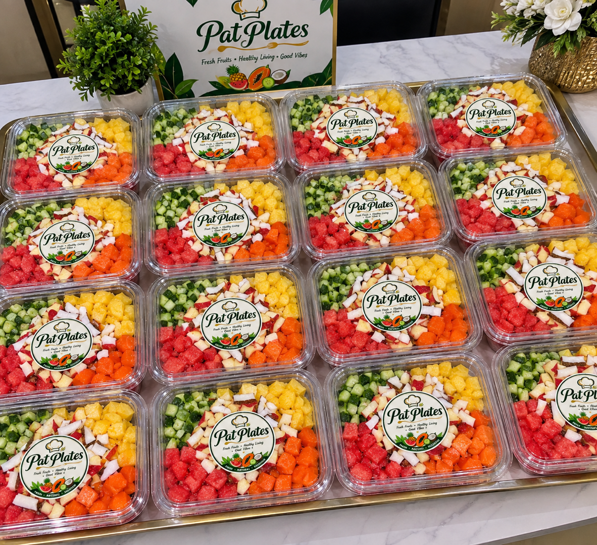 Pat Plates – Healthy Food & Fruit Catering ServicesFresh fruit cups, fruit salads, avocado chicken salads, healthy meals, custom orders, and event catering. 6