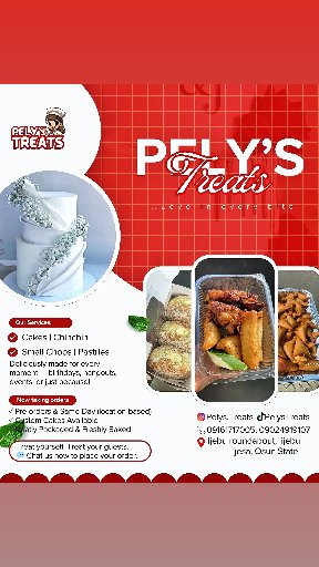 Pely'sTreats/Freshly made goodness every time portfolio